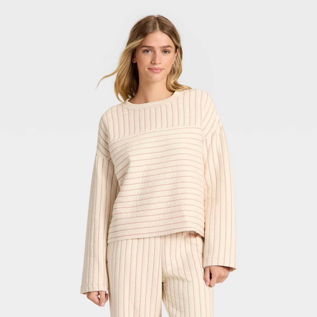 Women's Quilted Lounge Sweatshirt - Auden™ | Target
