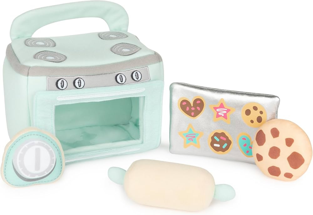 Baby GUND My First Baking Plush Playset with Sounds, Rattle, Squeaks and Crinkles, Ultra Soft Plu... | Amazon (US)