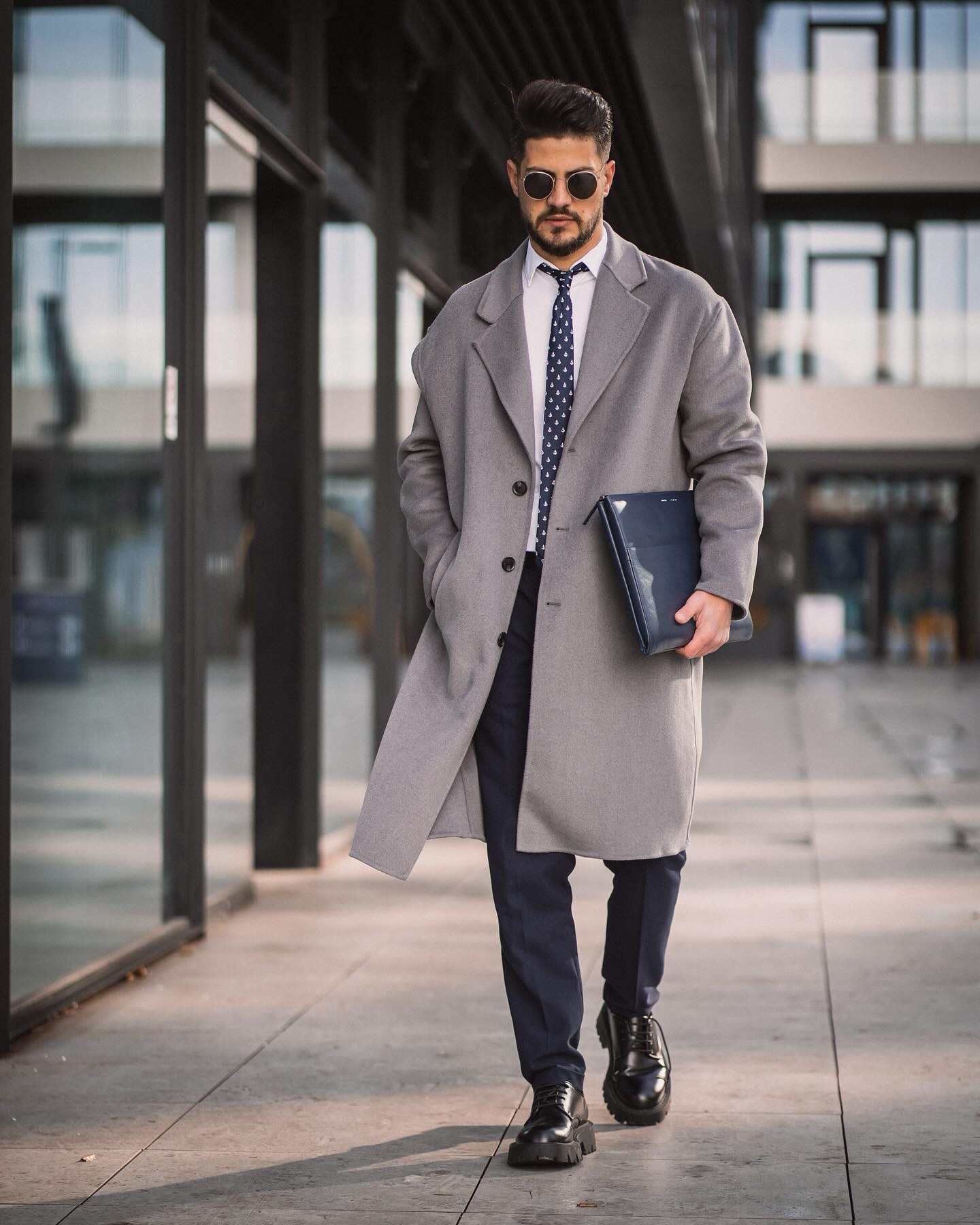 Stepping into the fall season with timeless elegance. A grey coat, blue tie, and leather folio – the perfect combo for a sophisticated look. 🍂

#LTKFallSale #LTKMens #LTKFindsUnder100