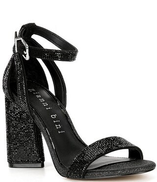 Gianni Bini Dericka Rhinestone Ankle Strap Dress Sandals | Dillard's | Dillard's