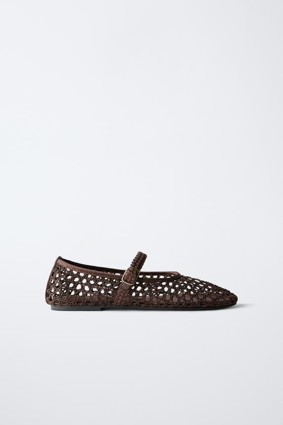 OPENWORK BALLET FLATS | Zara US