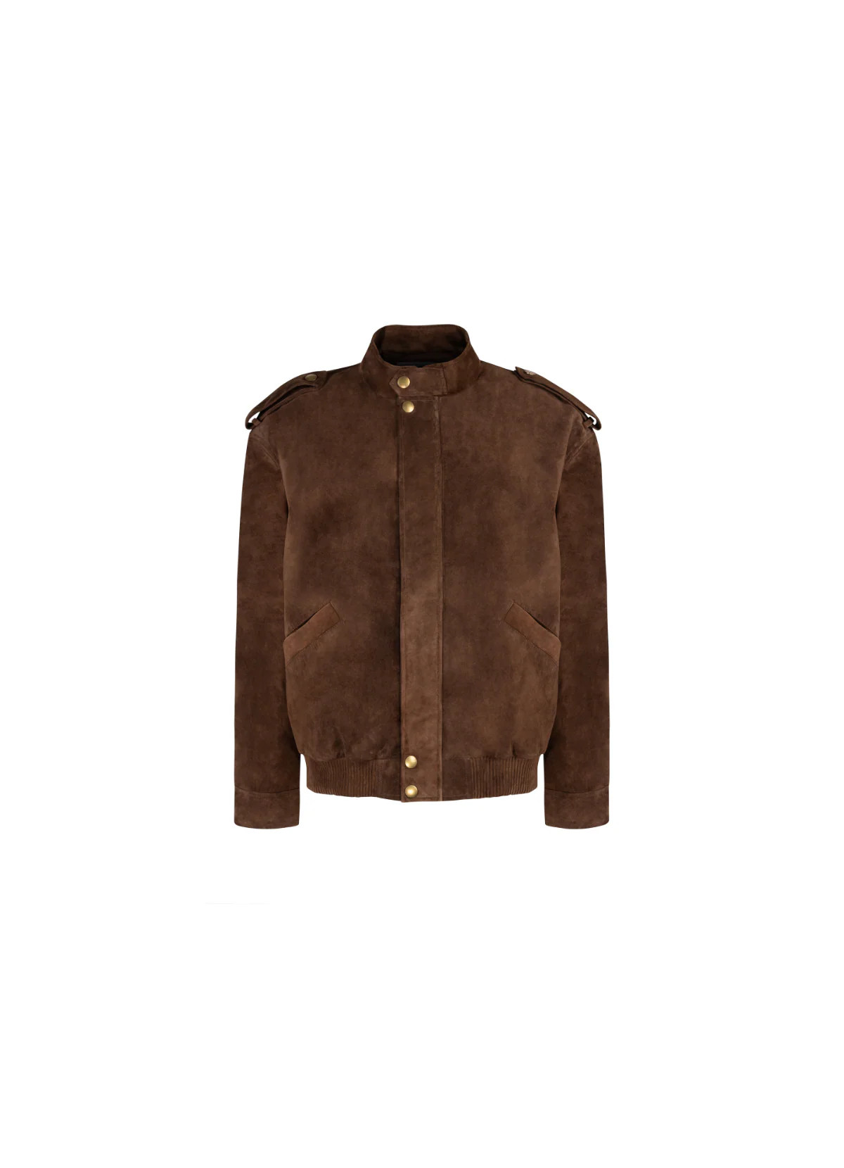 Brown Suede Bomber Jacket | DE SAVARY LONDON
