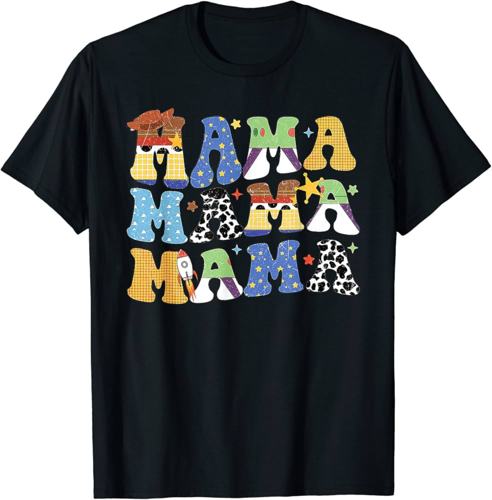 Toy Funny Story Mama Boy Mom Mother's Day Tee For Womens T-Shirt | Amazon (US)