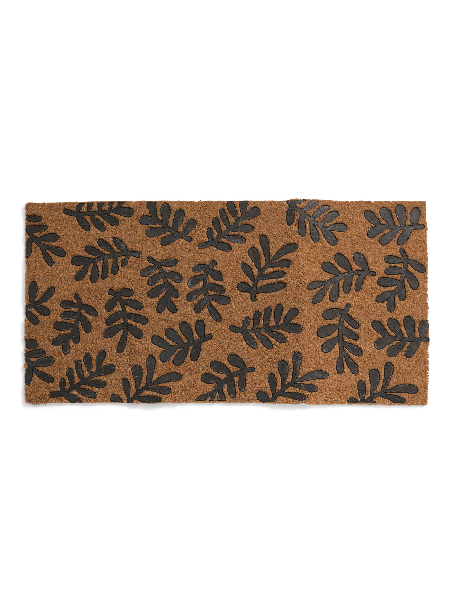 20x40 Lori Leaves Rubber Embossed Coir Doormat | TJ Maxx