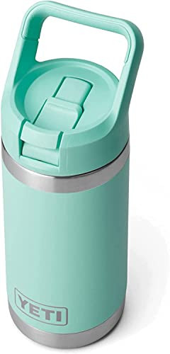 YETI Rambler Jr. 12 oz Kids Bottle, with Straw Cap, Seafoam | Amazon (US)