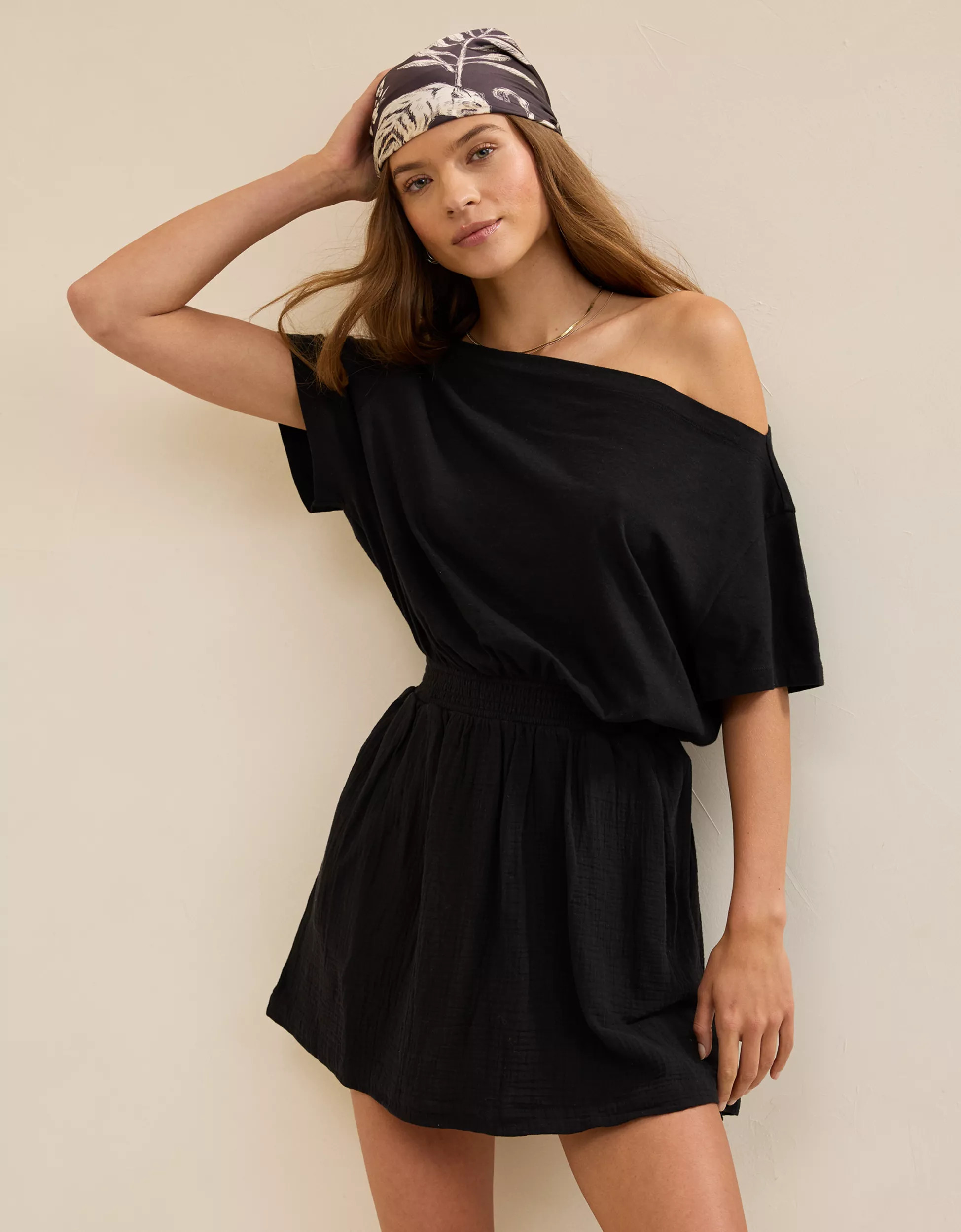Aerie Off The Shoulder Mini Dress | Aerie