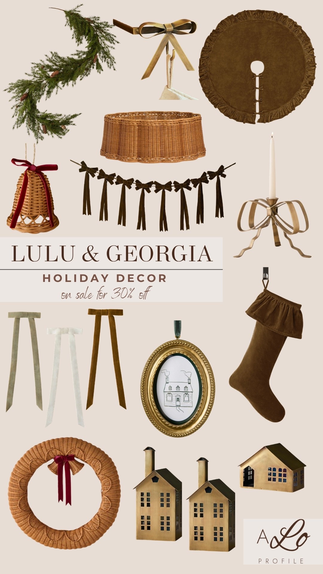 Lulu & George sale!! Up to 30% off right now. Loving their new holiday decor!