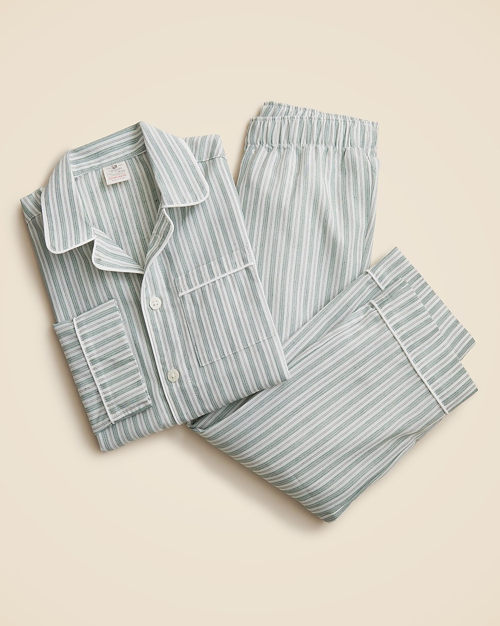 Kids' long-sleeve pajama set in cotton poplin | J. Crew US