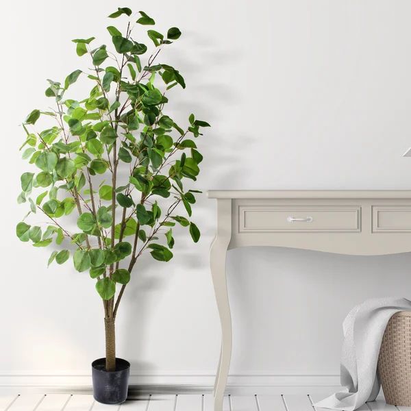 Artificial Eucalyptus Tree in Pot | Wayfair North America