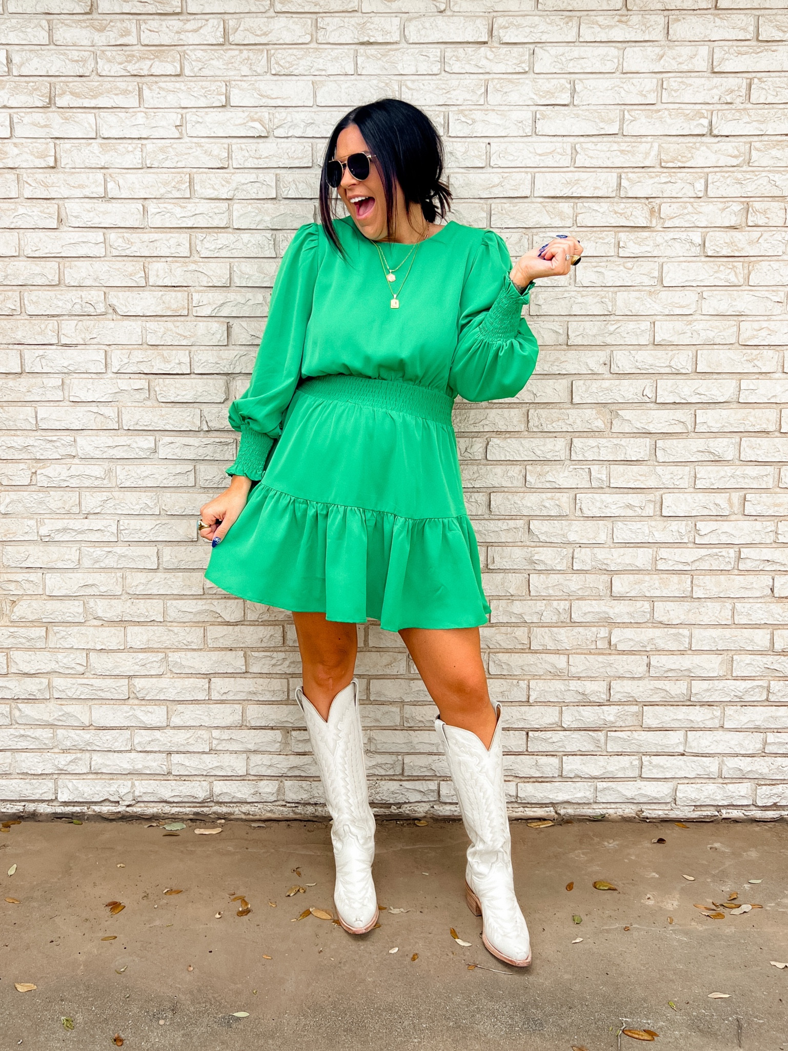 Dress is from Magnolia but linked up a similar one from Amazon. 
Boots are Lucheese, so linked up similar 


#LTKunder50 #LTKshoecrush #LTKstyletip