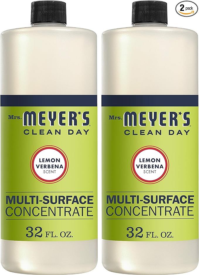 Mrs. Meyer's Multi-Surface Cleaner Concentrate, Use to Clean Floors, Tile, Counters, Lemon Verben... | Amazon (US)