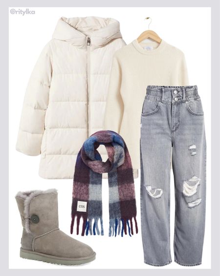 White winter outfit

White puffer
White coat
White sweater
Grey jeans outfit
Ugg
Winter scarf

#winteroutfit #winteroutfitinspo #winteroutfitideas #whitewinteroutfit

#LTKFind #LTKSeasonal #LTKstyletip