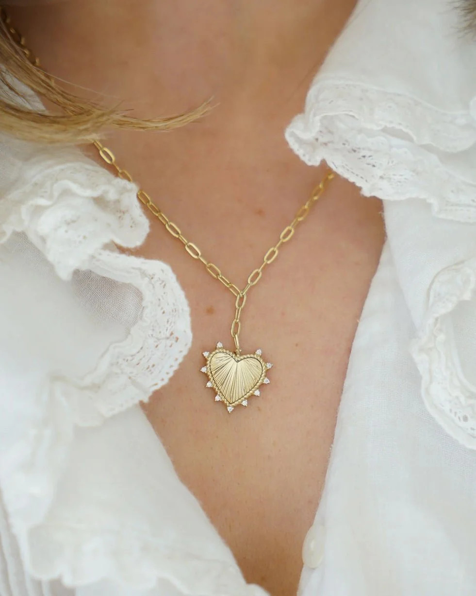 sloan heart necklace

                      -

                      $144 | Cupcakes and Cashmere
