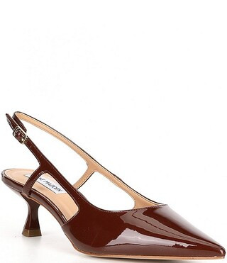 Steve Madden Legaci Patent Kitten Heel Slingback Pumps | Dillard's | Dillard's