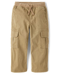 Baby And Toddler Baggy Pull On Cargo Pants - tan | The Children's Place