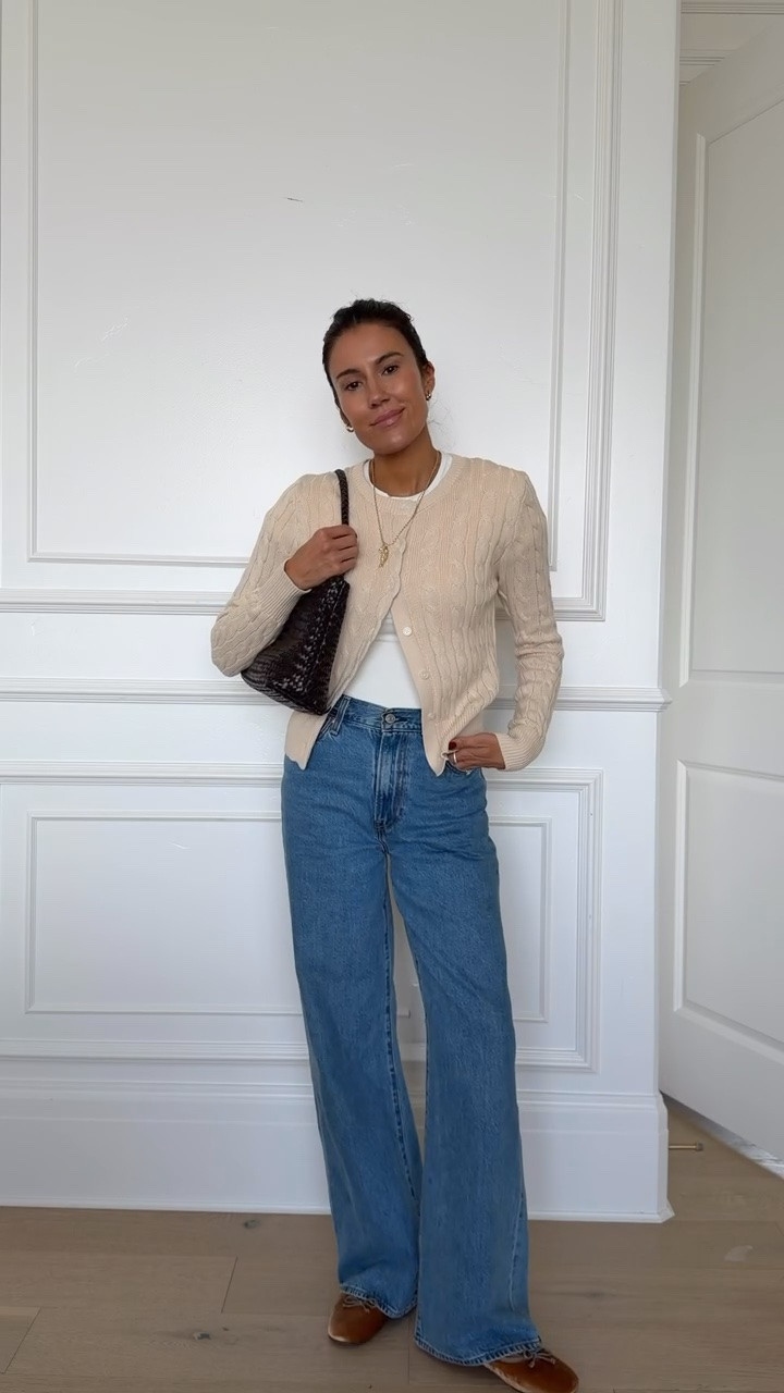 The perfect fall outfit! Love this lightweight cable knit cardigan from Amazon!

Wearing size small in sweater

Fall fashion, fall outfit, Amazon fashion, casual outfit, work outfit, mom outfit, wide leg jeans

#LTKootd #LTKOver40 #LTKSeasonal