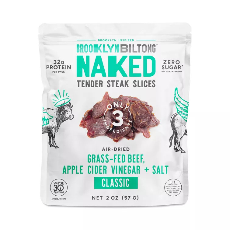 Brooklyn Biltong, Naked Tender Steak Slices | Thrive Market