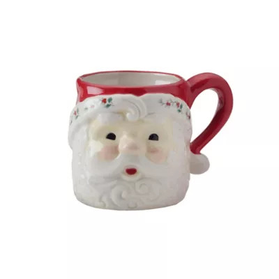 Pfaltzgraff® Winterberry Santa Mug | Bed Bath & Beyond