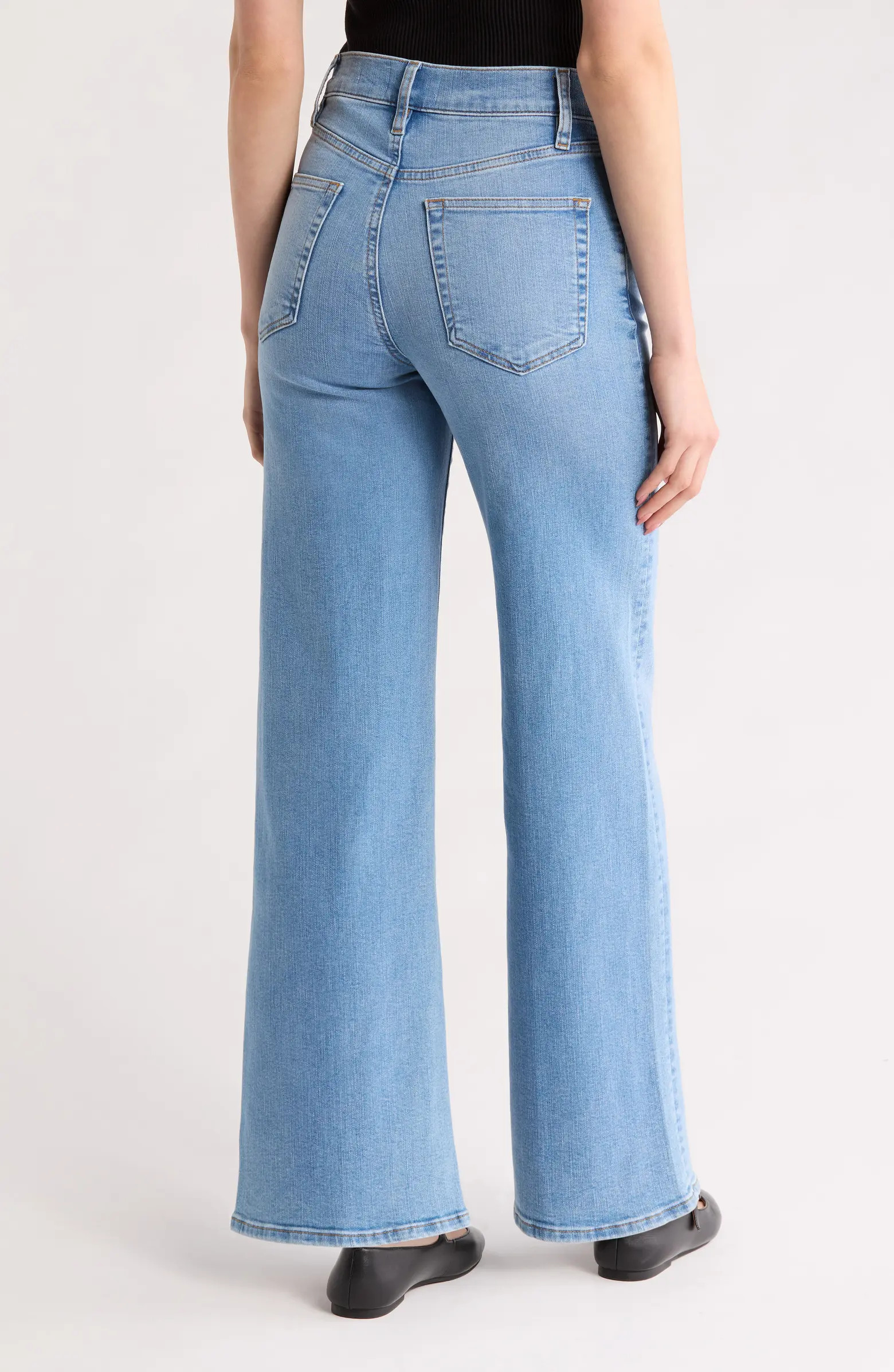 Le Slim Palazzo High Waist Wide Leg Jeans | Nordstrom
