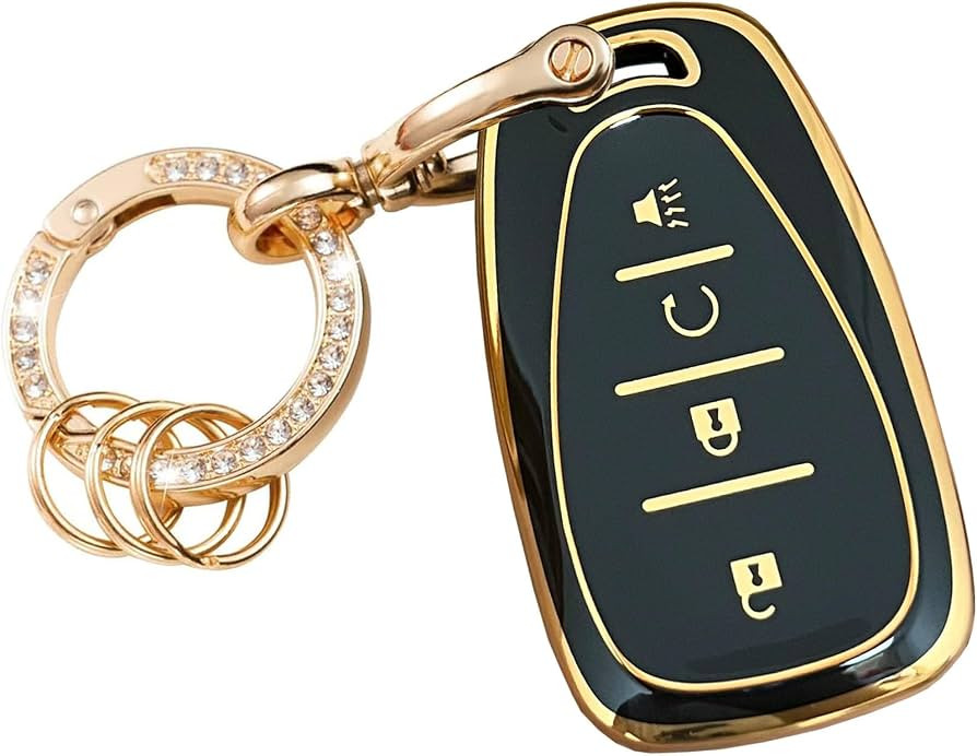 for Chevy Key Fob Cover with Keychain Fit for Chevy Volt EV EUV Bolt Spark Traverse Trailblazer L... | Amazon (US)