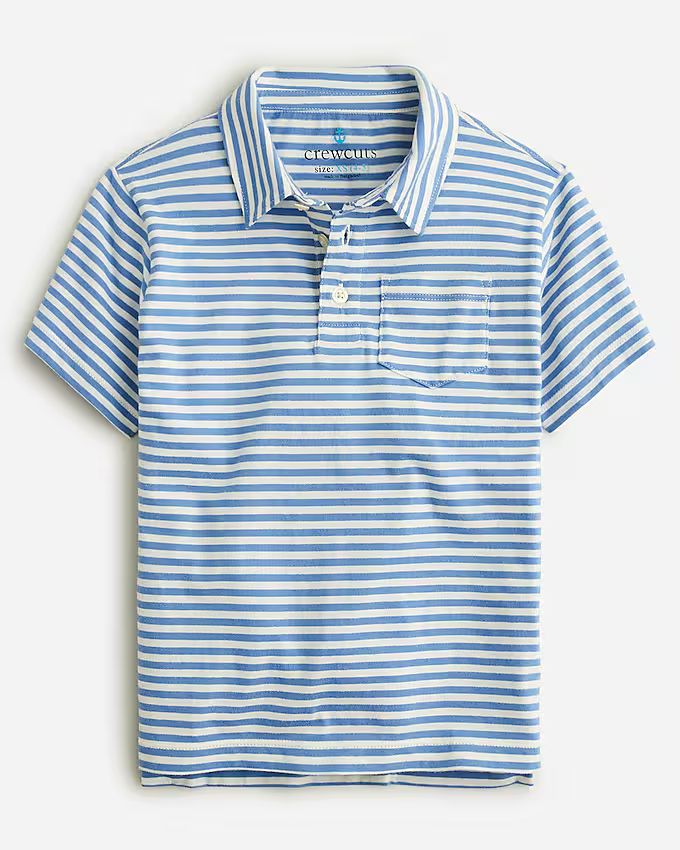 Kids' short-sleeve polo shirt in stripe | J.Crew US
