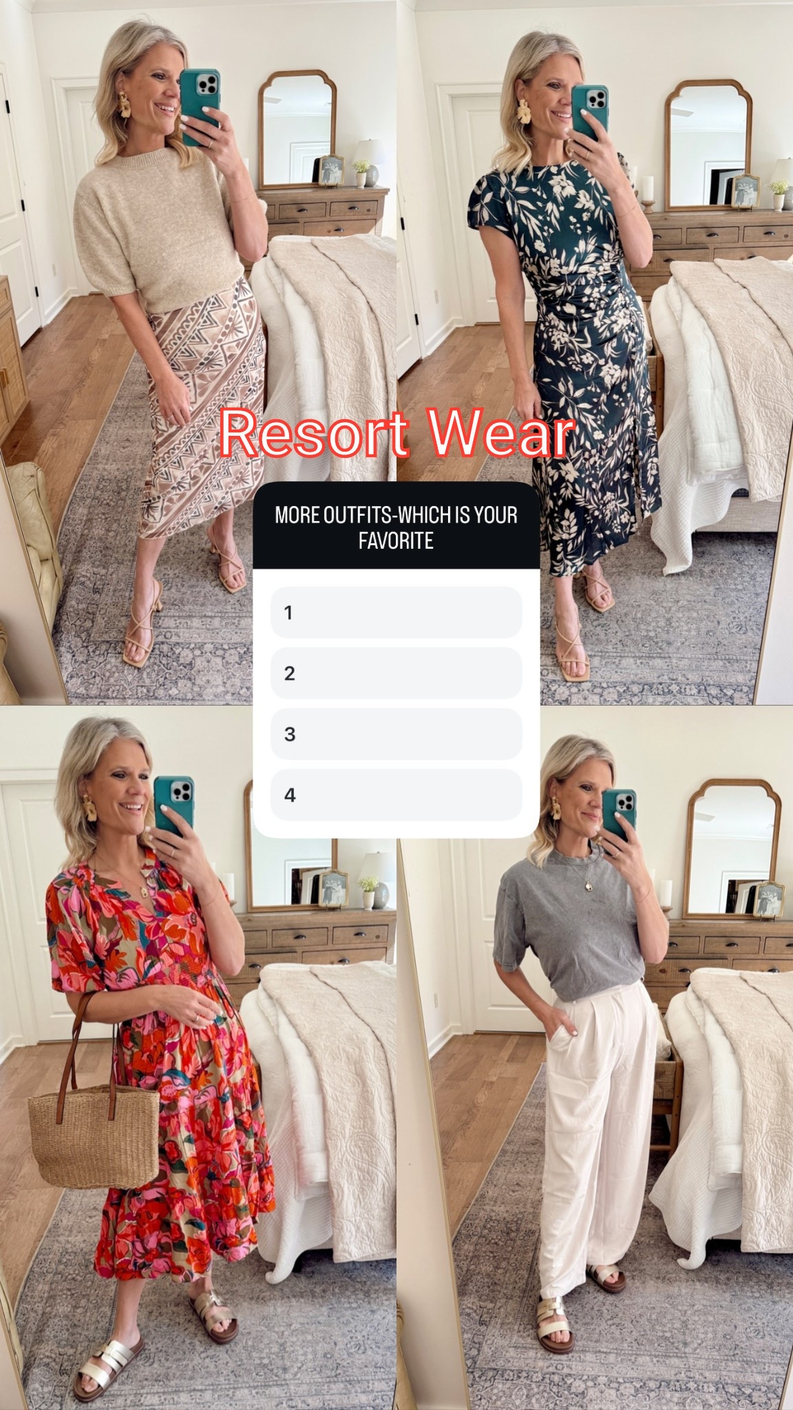 Which is your favorite resort look? Wearing size medium in all pieces  @PETALANDPUP 
@CALLEDTOSURF 
@VICI 
@EASYSPIRITOFFICIAL

#LTKOver40 #LTKStyleTip #LTKFindsUnder50