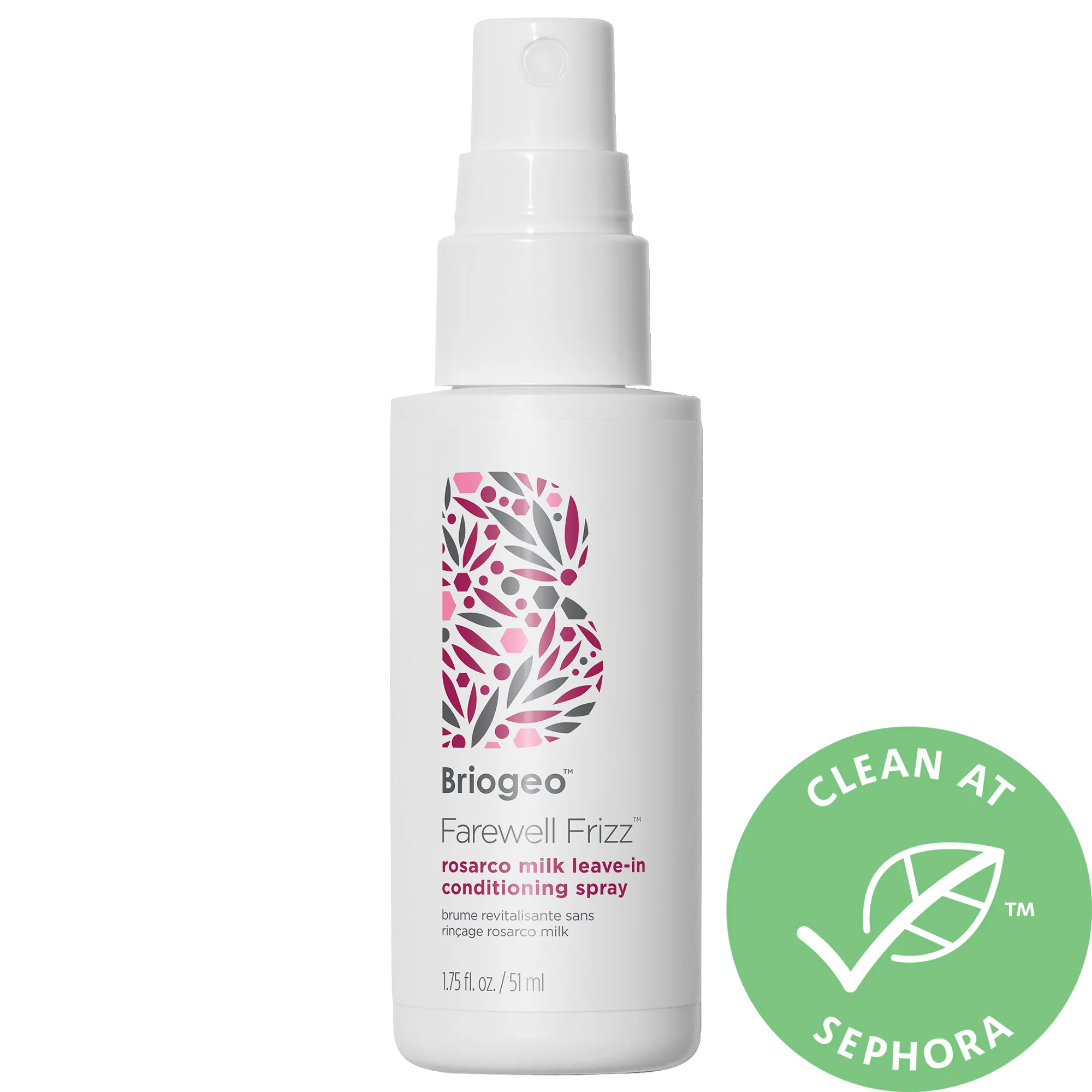 Briogeo Farewell Frizz™ Rosarco Milk Leave-In Conditioner Spray Mini 1.75 oz/ 52 mL | Sephora (US)
