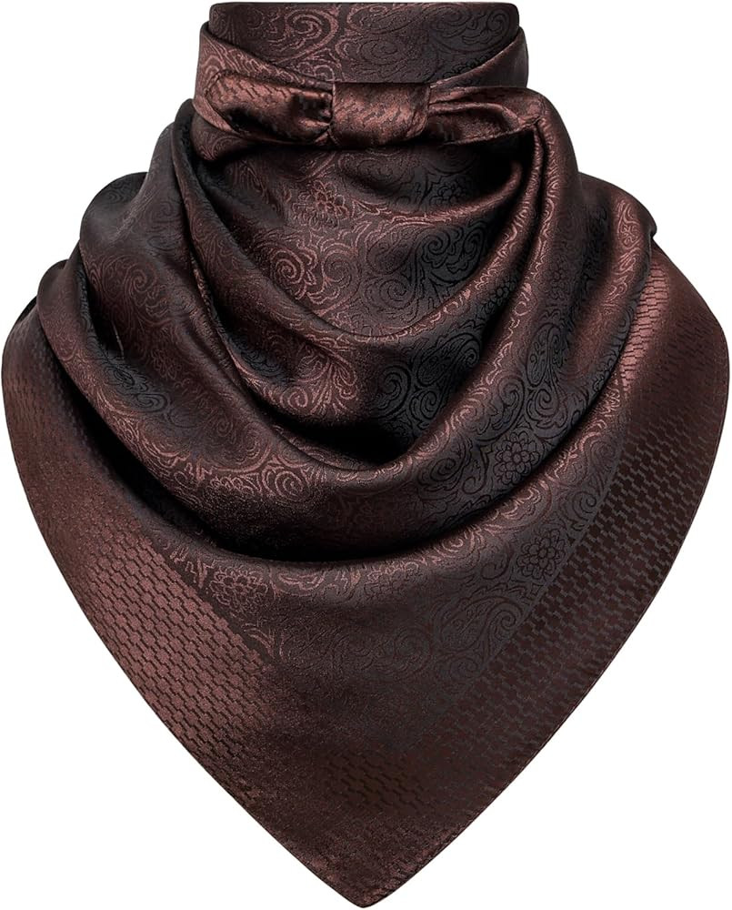 35" Men's Large Square Jacquard Scarf - Cowboy Wild Rugged Style, With Gift Packed | Amazon (US)