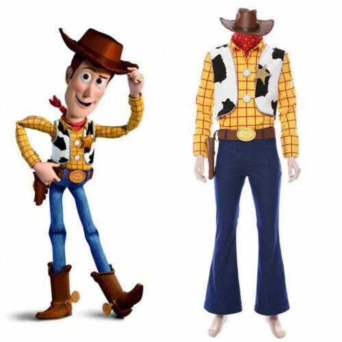 Toy Story Woody Cosplay Costume Cowboy Mascot Halloween Party Men Outfit !q  | eBay | eBay US