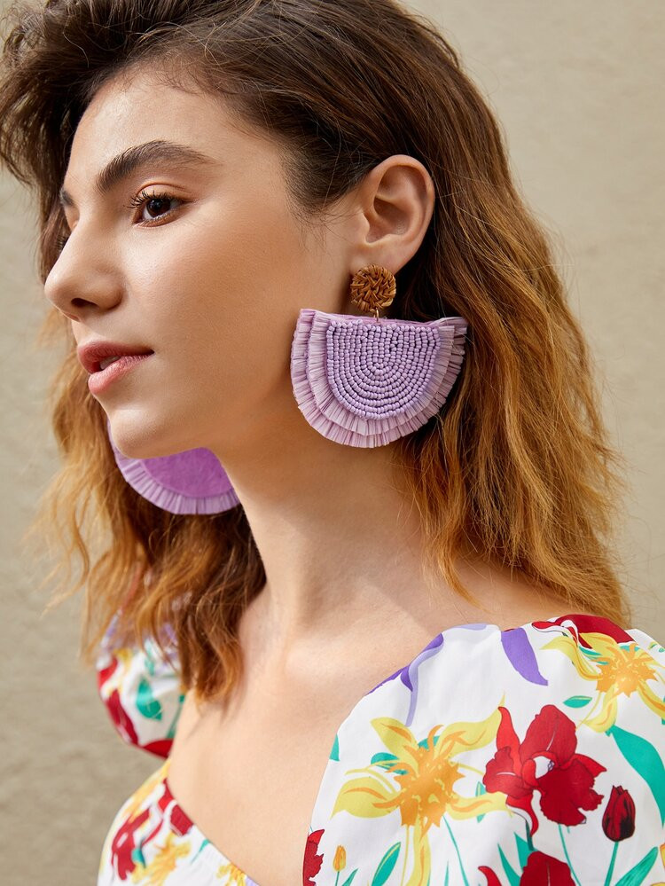 Bead Decor Drop Earrings | SHEIN