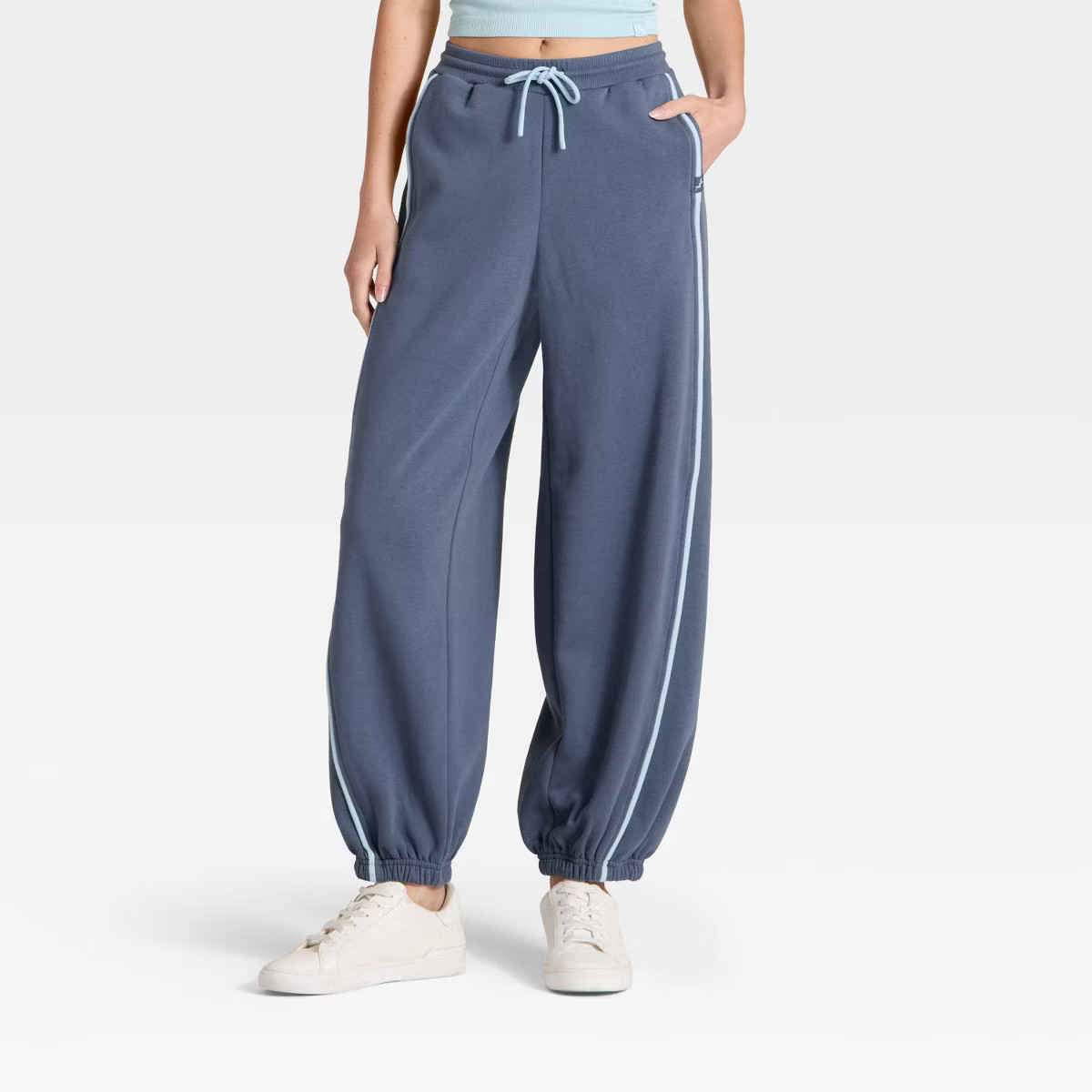 Women's Barrel Leg Fleece Jogger Sweatpants - JoyLab™ | Target