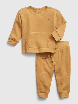 Baby Waffle-Knit Two-Piece Outfit Set | Gap (US)