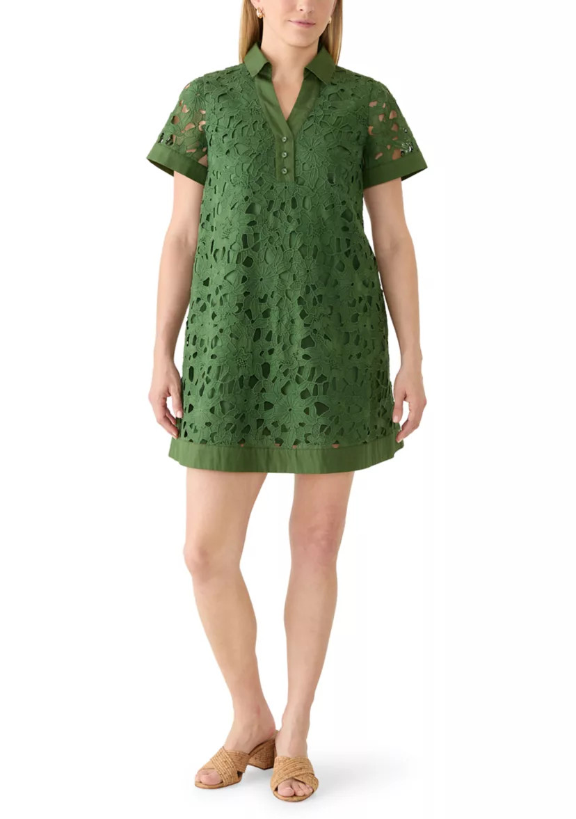 Women's Short Sleeve V-Neck Mini Dress | Belk