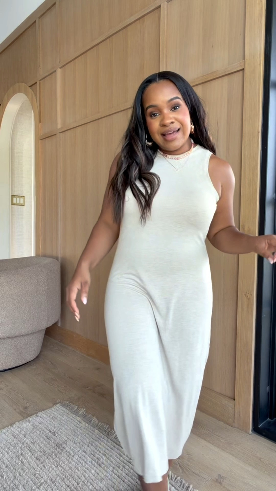 This dress is only $15!🤍 It is giving skims, comfy base layer dress. 

#LTKootd #LTKgrwm