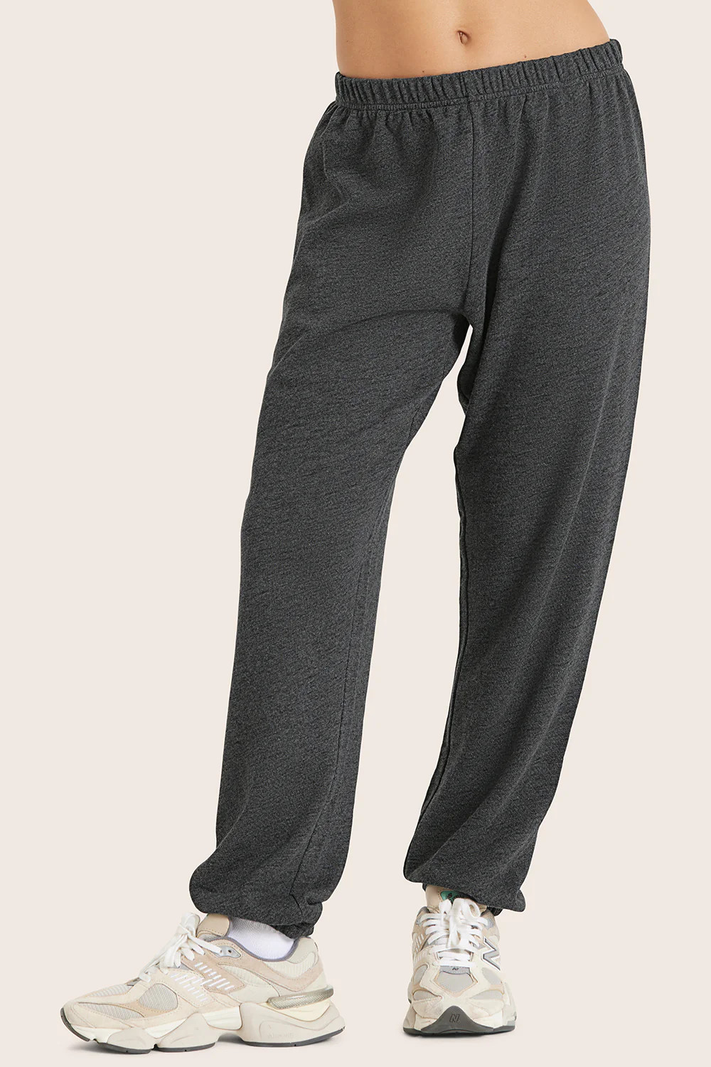 LIGHTWEIGHT SWEATS CLASSIC SWEATPANTS - PEPPER HEATHER GREY | SET Active