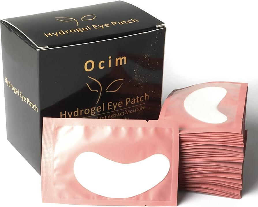 100 Pairs Under Eye Gel Pads Hydrogel Eye Patches for Eyelash Extension -100% Natural Lint Free D... | Amazon (US)