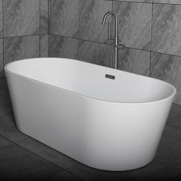 Woodbridge Single Handle Floor Mounted Freestanding Tub Filler | Wayfair North America