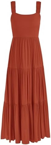 PRETTYGARDEN Vestidos femininos de verão 2024 casual rodado cansado maxi vestido de praia costas... | Amazon (BR)