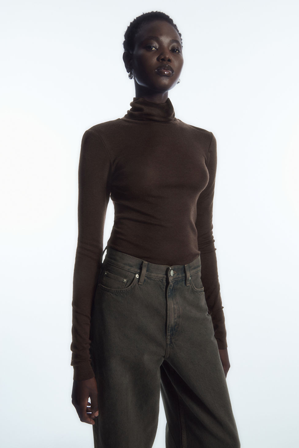 MERINO WOOL TURTLENECK TOP | COS (US)