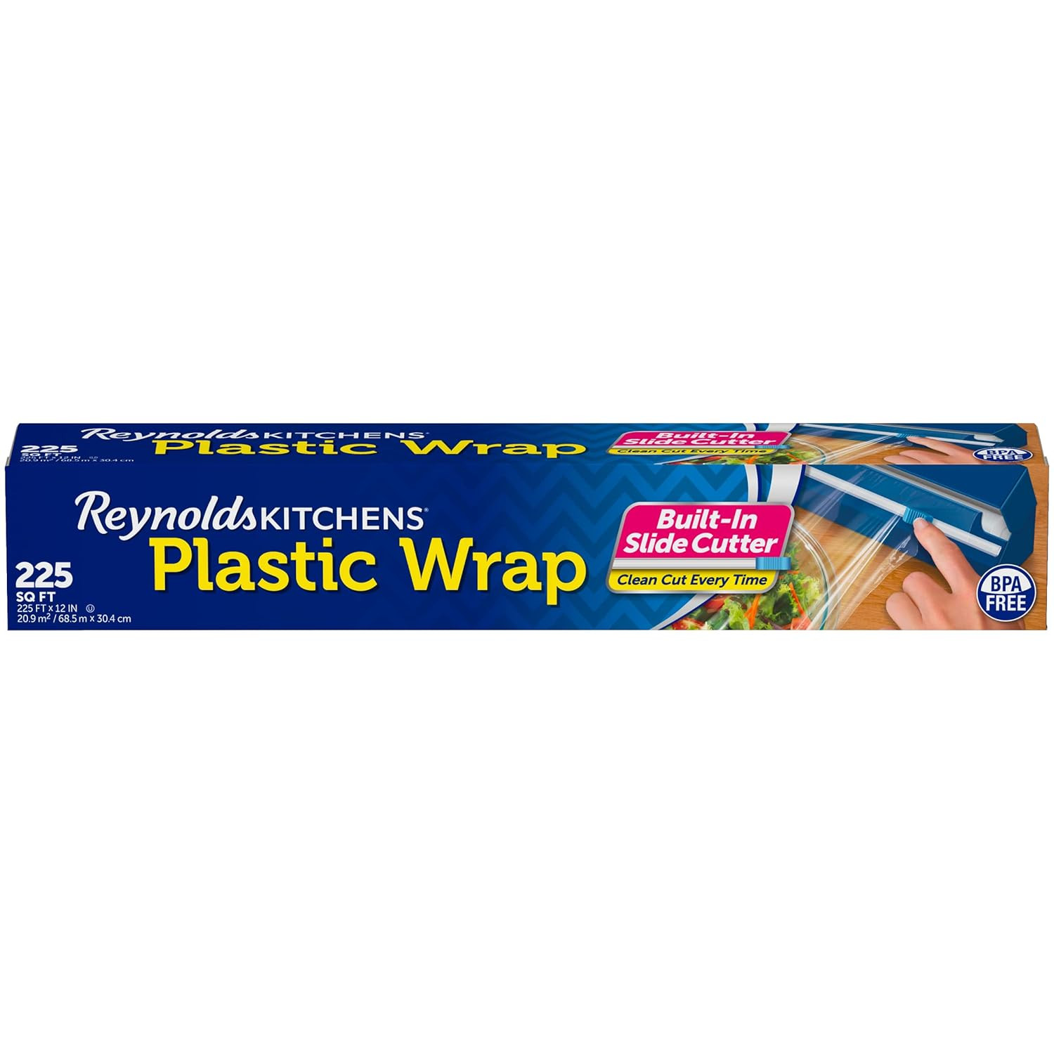 Reynolds Kitchens Quick Cut Plastic Wrap, 225 Square Feet | Amazon (US)