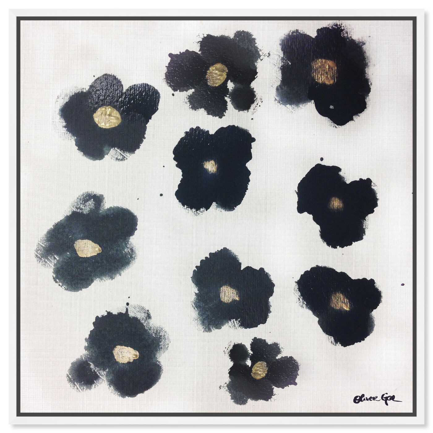 Coco's Gold Camellias | By Oliver Gal | Oliver Gal