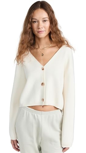 Z SUPPLY Women's Estelle Cardigan, Sandstone, White, XL | Amazon (US)
