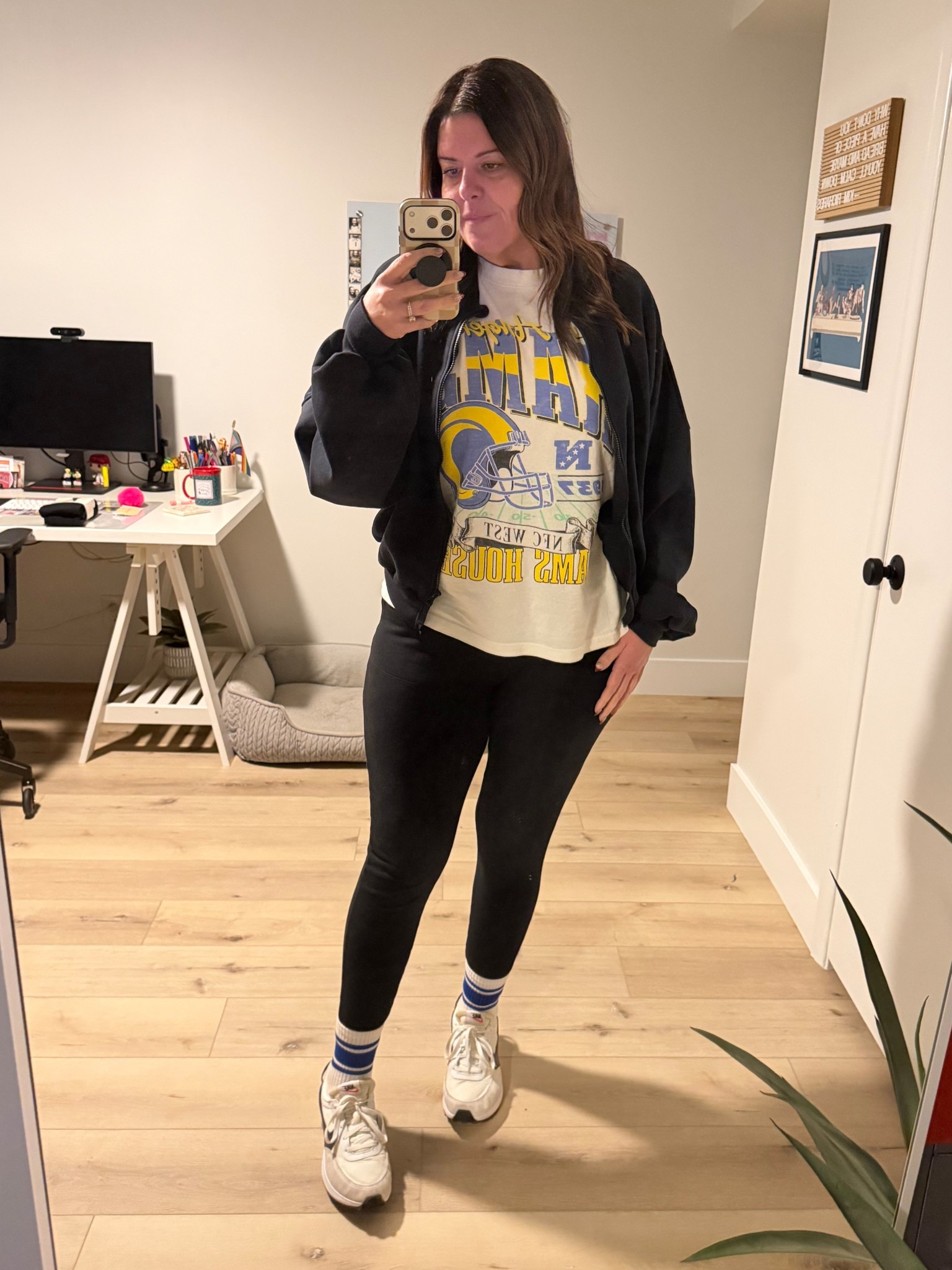 Football Sunday fit perfect for errands and just a casual day. I’m obsessed with this jacket and one of my fave Nikes is on sale!

#LTKOver40 #LTKootd #LTKGiftGuide