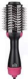 3-in-1 Hair Dryer Brush Styler for Straightening, Curling, Salon Negative Ion Ceramic Electric Blow  | Amazon (US)