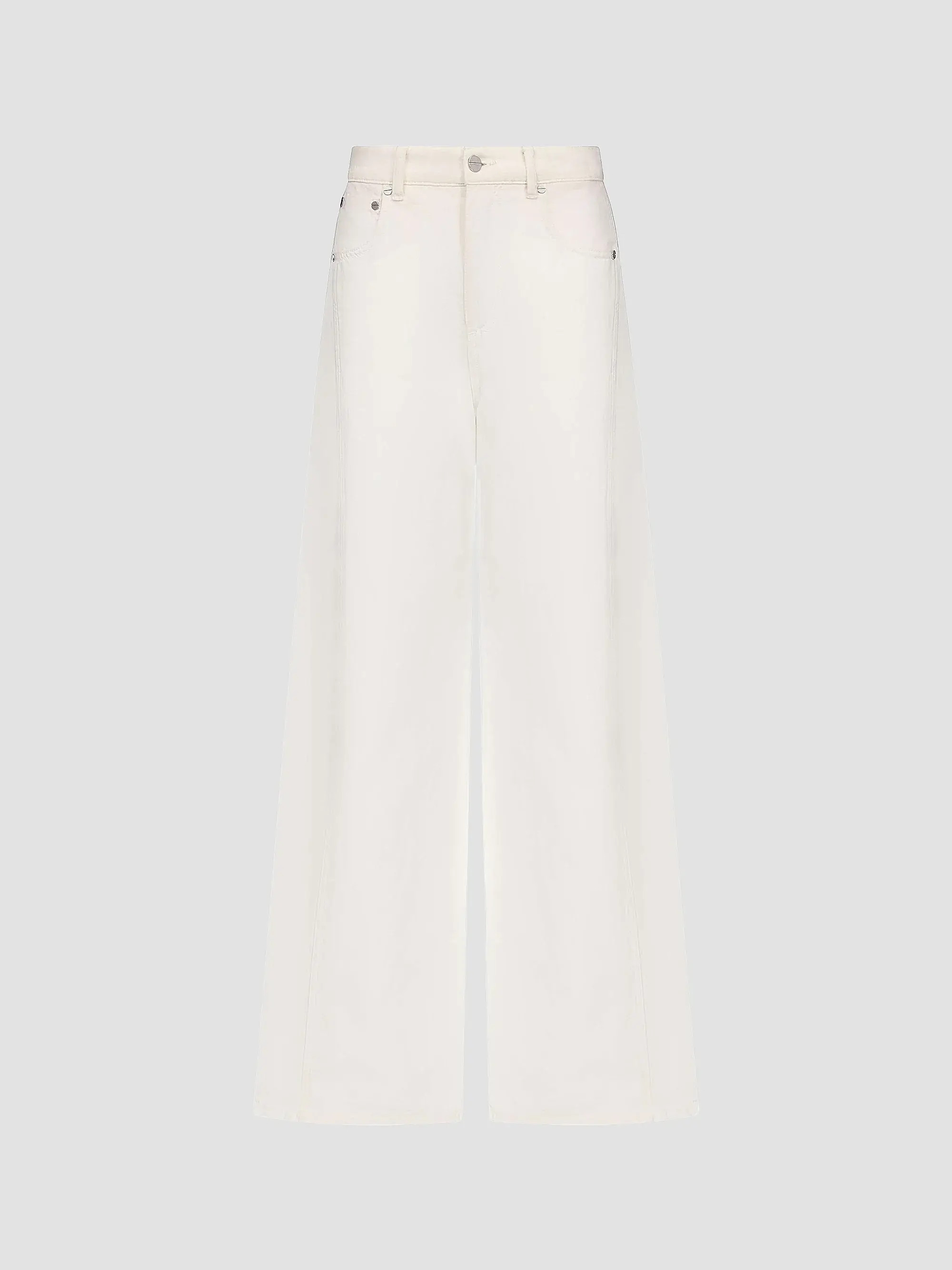 West 11th St Cotton-Linen Wide-Leg Jeans | Saks Fifth Avenue