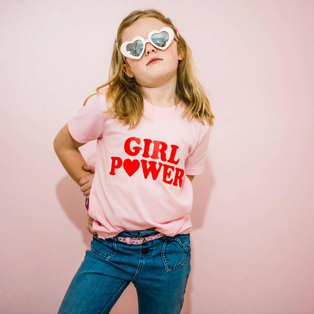 GIRL POWER Tshirt Girl Power Kids Tshirts Girl Power Shirts - Etsy | Etsy (US)