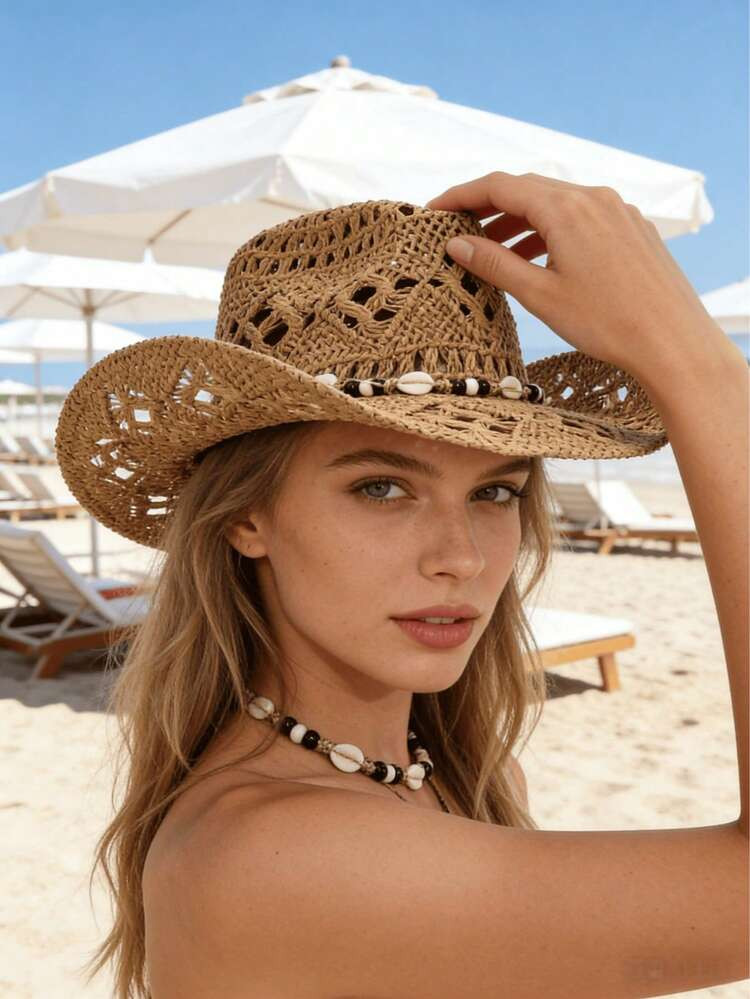 R$78,76
-5%
R$82,90
Frete grátis
1 Peça Chapéu De Sol De Palha Com Recorte Estilo Boho, Chapéu De Vaqueira Ocidental Para Praia, Adequado Para Dia Das Mães, Páscoa, Férias, Sessão De Fotos
4,88
(1000+)
#1 Mais Vendido
em Cáqui Chapéu de Palha Feminino

Grandes Economias
1.9k+ avaliações 5 estrelas
Tamanho
Tamanho Único
Bege - Tamanho único
Corrente de chapéu em formato de concha + corrente de chapéu em formato de estrela-do-mar dourada
Circunferência da cabeça:56-60 cm

Guia de tamanhos
Enviado De
Envio Nacional
Internacional
Produto Internacional sujeito à declaração de importação e a tributos estaduais e federais.
Quantidade:

 | SHEIN