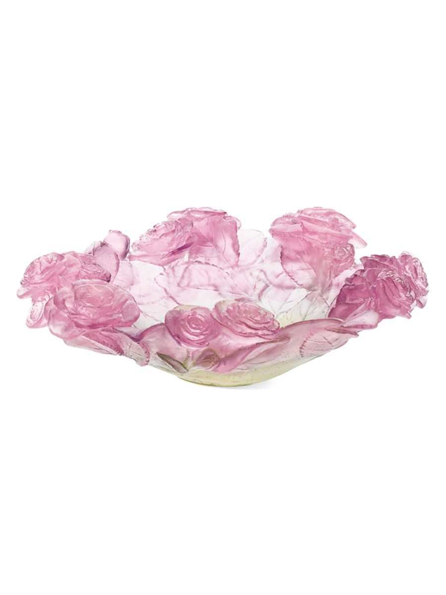 Daum Roses Large Bowl | Saks Fifth Avenue