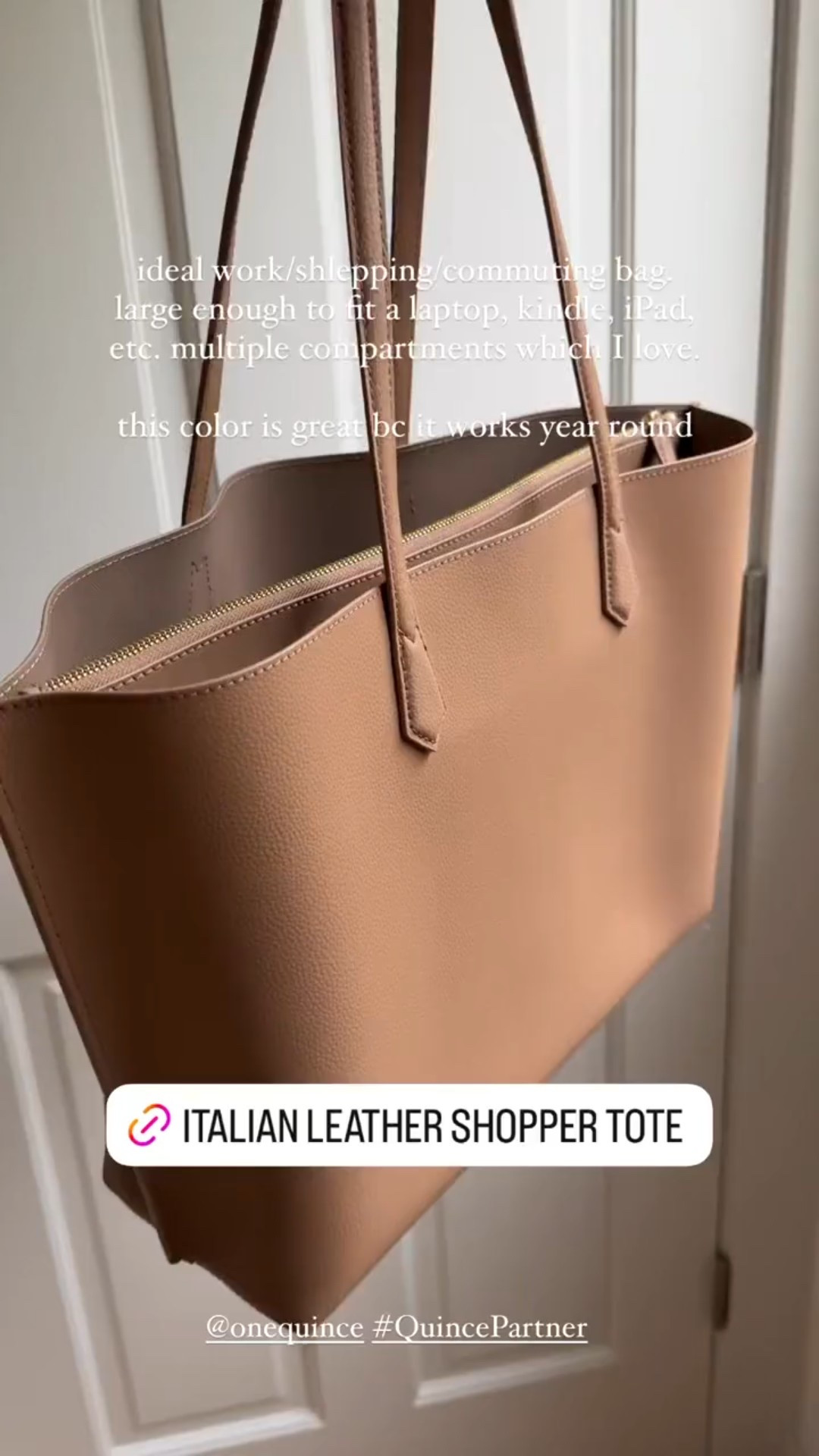 The perfect work tote *does exist* and it’s from Quince! Italian leather, multiple inside pockets, fits a laptop & more!

#LTKootd #LTKgrwm #LTKHoliday