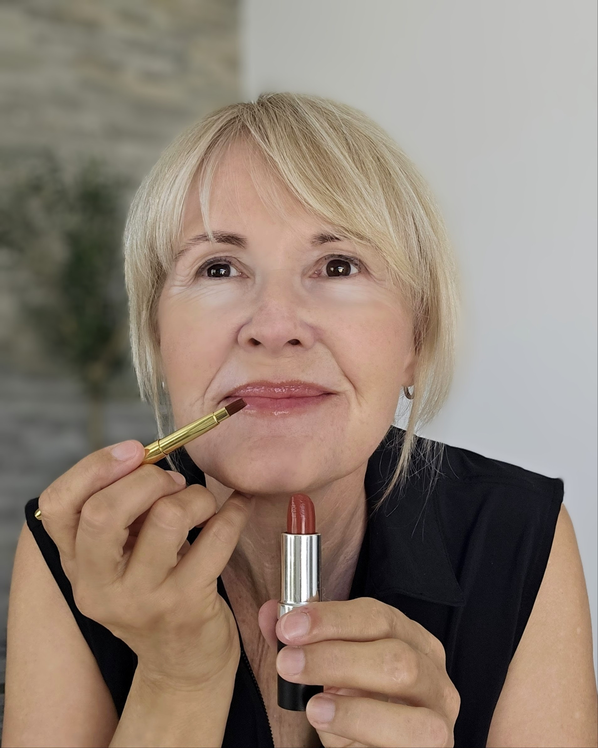 This beautiful lipstick is in the color walnut. I love the clean ingredients in all the Gabriel Cosmetics products. #cleaningredients #clean beauty

#LTKbeauty